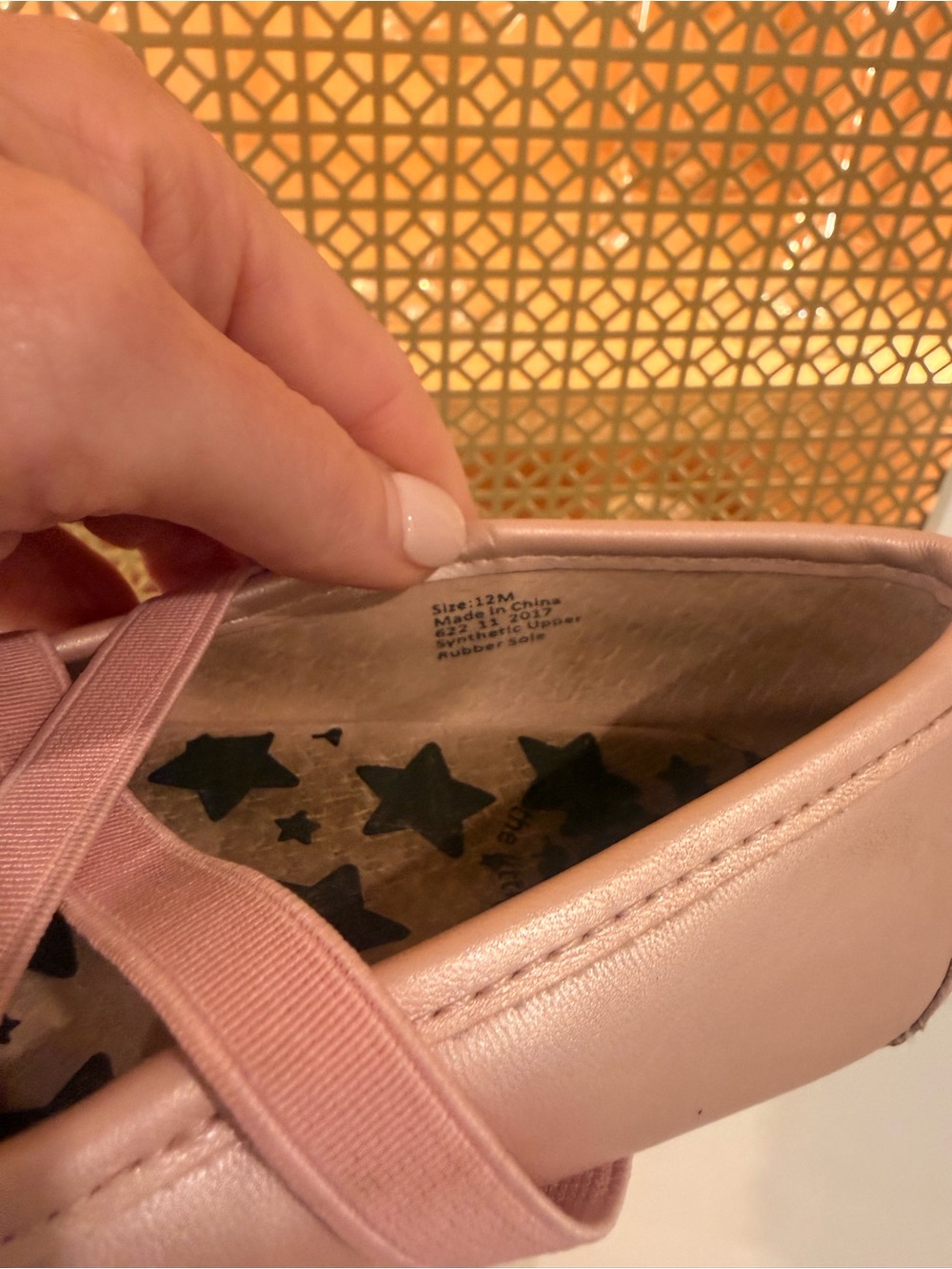 Livie & Luca Pink Leather Ballet Flats with Crisscross Straps! GUC! Size 12T - Picture 7 of 7